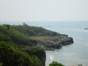 The changes in sea level results in the formation of marine terrace, Xao-Liau-Cho, Taiwa