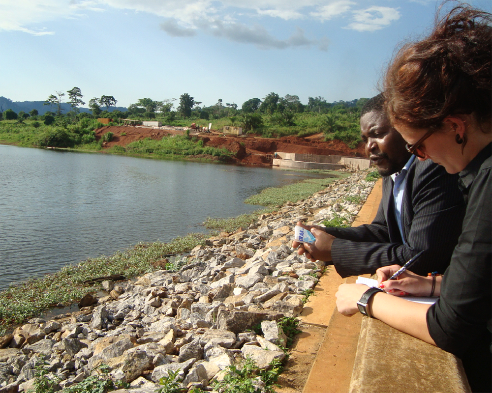 Field work of German and Cameroonian researchers in the Mefou Supérieure Watershed