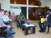 Meeting at Yaounde University