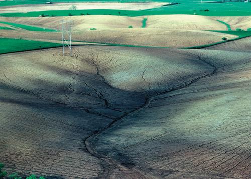 Rill erosion in Iowa, USA.