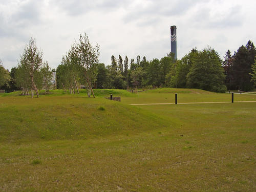 Die neugeschaffenen Grünflächen 2006