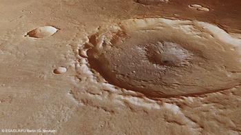 Region Thaumasia Planum auf dem Mars