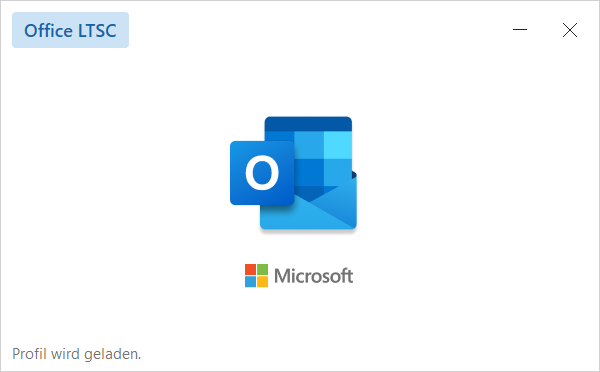 1. Starten Sie Outlook 2021.