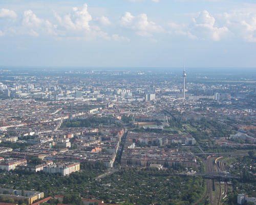 Aerial view of Berlin