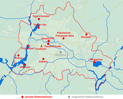 Berlin City measurement network