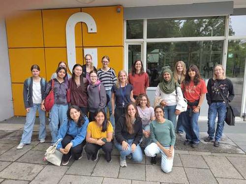 The girls and instructors participating in the mintoring program 2025