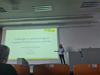 María Piquer-Rodríguez at her inaugural lecture