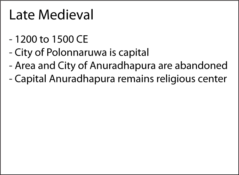 Late Medieval factsheet