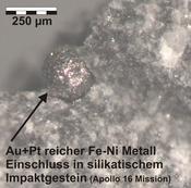 Metal Spherule Lunar Impactite