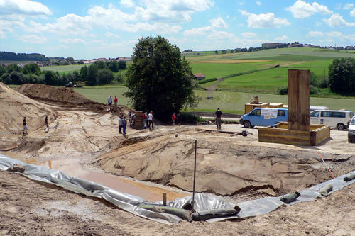 Construction of a spring tapping (Allgäu, Germany)