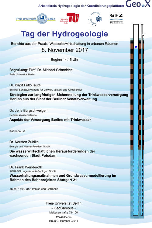 Tag der Hydrogeologie 2017