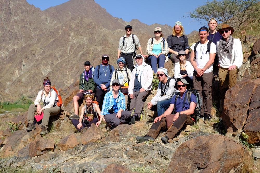 The Oman excursion group