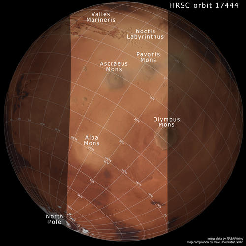 Viking Mars Map