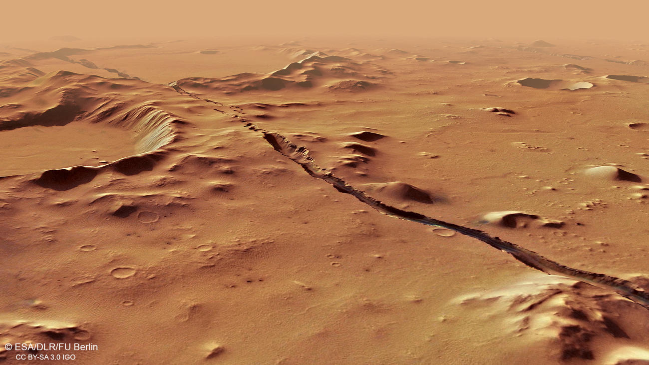 Cerberus Fossae Perspective