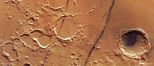 Cerberus Fossae color image