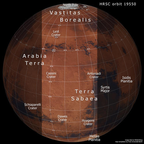 Viking Mars Map