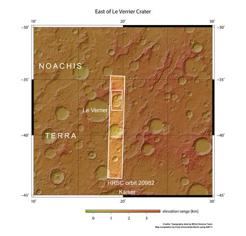 Crater triplets Context map