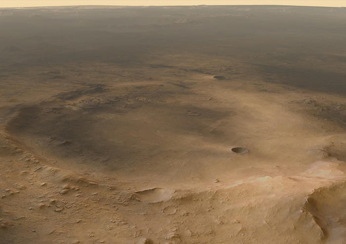 Mars 2020 landing side Slider