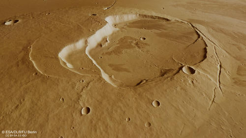 Jovis Tholus perspective view