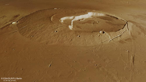 Jovis Tholus perspective view