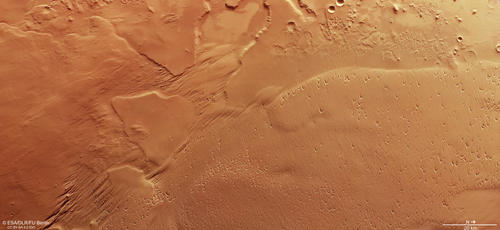 Medusae Fossae color image