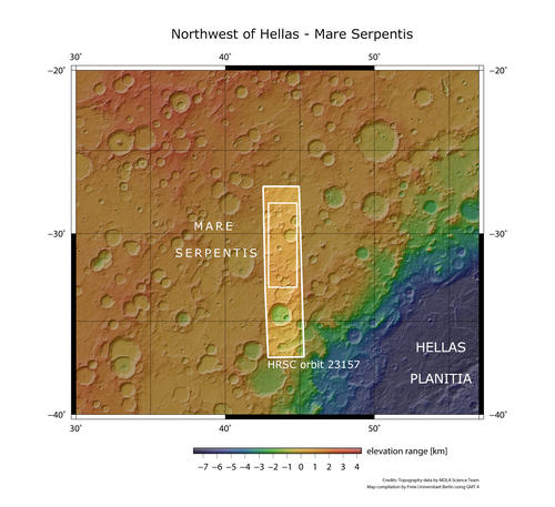 Northwest of Hellas - context map