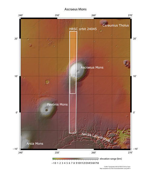 Ascraeus Mons - context map
