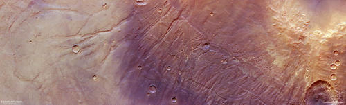 Nectaris Fossae - HRSC color image