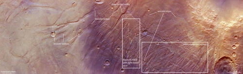 Nectaris Fossae - HRSC annotated