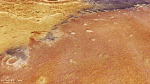 Arcadia Planitia - 3D perspective 1