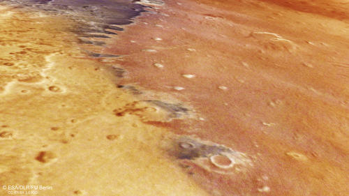 Arcadia Planitia - 3D perspective 2