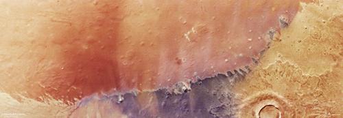 Arcadia Planitia - HRSC color image