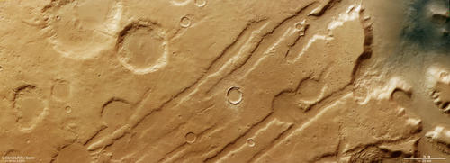 Coloe Fossae - HRSC color image