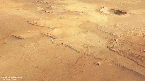 Idaeus Fossae - 3D perspective 1