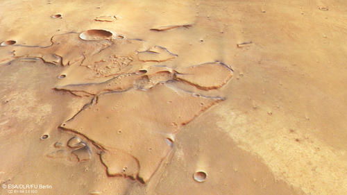 Idaeus Fossae - 3D perspective 2