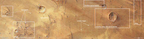 Idaeus Fossae - HRSC annotated