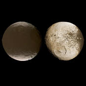 Hemispheric dichotomy on Iapetus