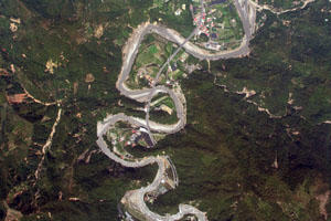 The meander channles are normal features and can also change constantly, Naotou, Taiwan