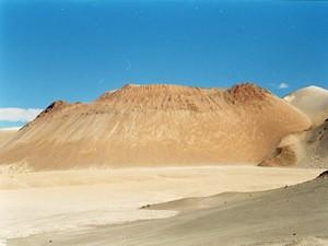 Rhyolitic domes on the margin of the Caldera Cerro Blanco, Argentina