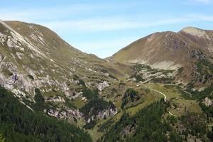 Orogenic metamorphism terranes. Alps, Radenthein Nockberge, Austria. Convergence of lithosphere plates