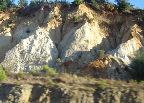 Examples of intense gully erosion. Concepcion