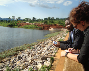 Field work of German and Cameroonian researchers in the Mefou Supérieure Watershed