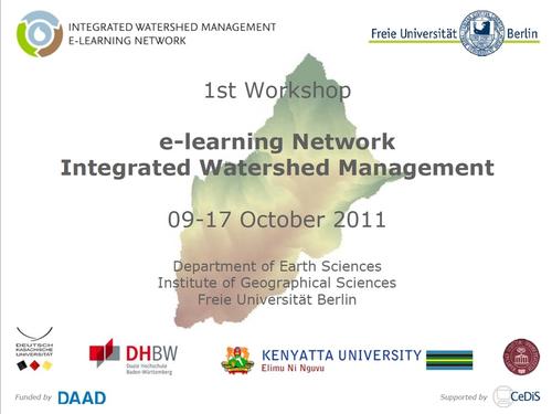 First e-Learning workshop Berlin 2011