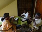 Meeting with local chief during IWM workshop in Cameroon 2013