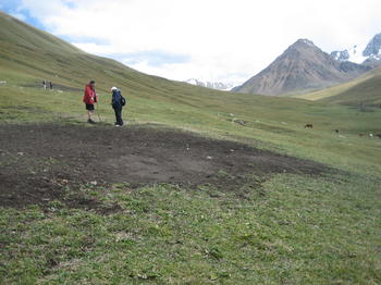 Field research in Kyrgyzstan 2011