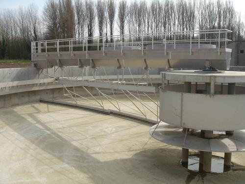 Dry sedimentation tank