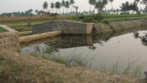 A view of weir in Tamil Nadu