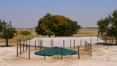 Courtyard water harvesting in Northern Namibia