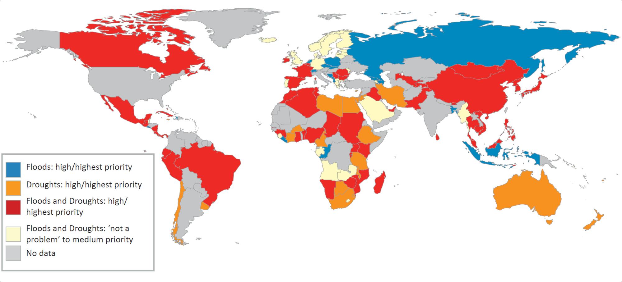 Global threats from floods and droughts