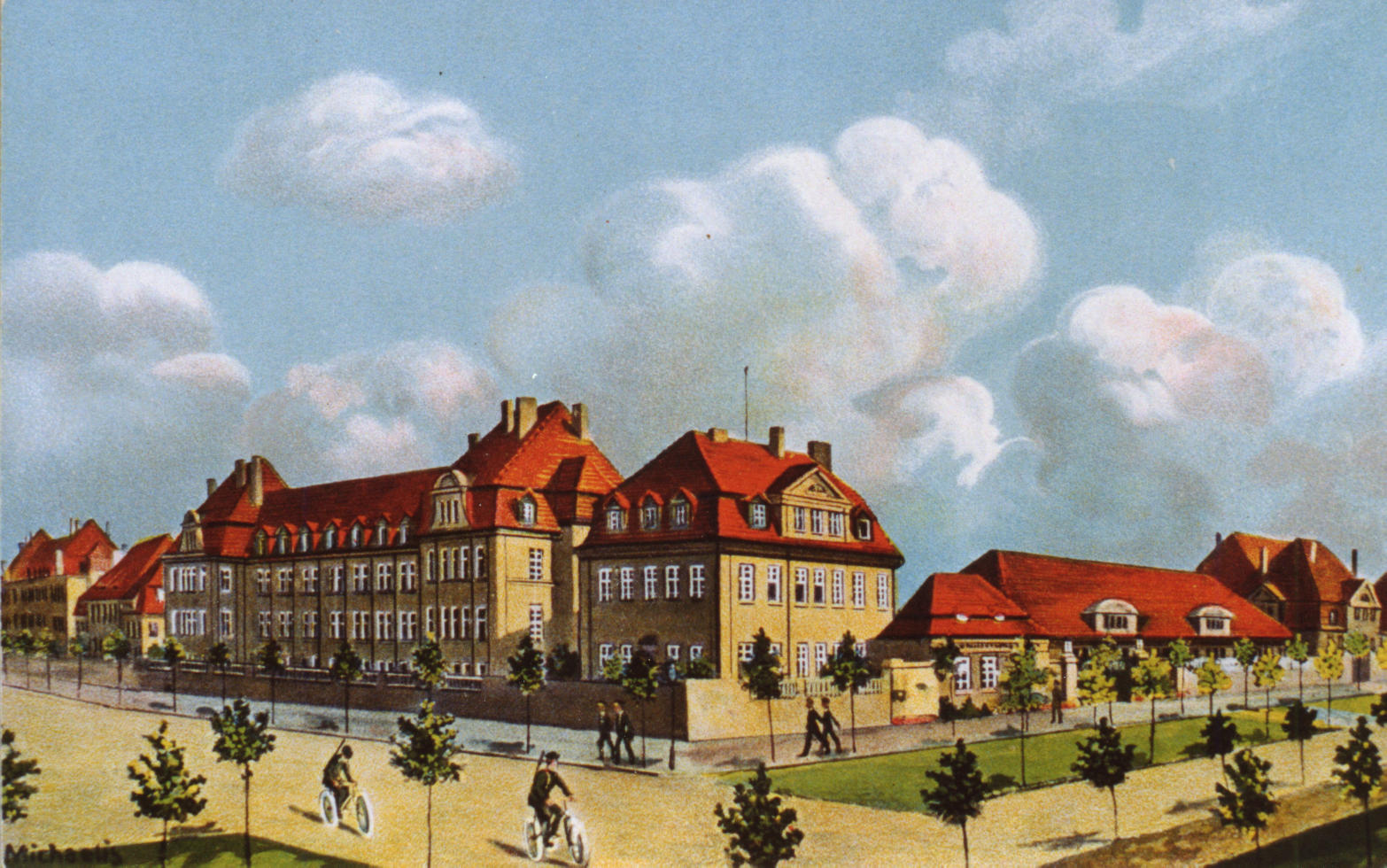 Bau der Kasernen 1914